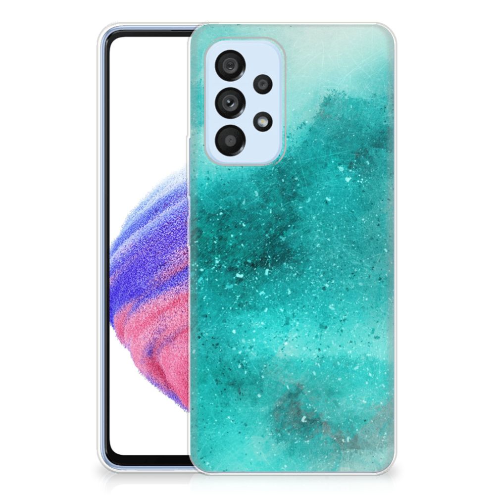 Hoesje maken Samsung Galaxy A53 5G Painting Blue