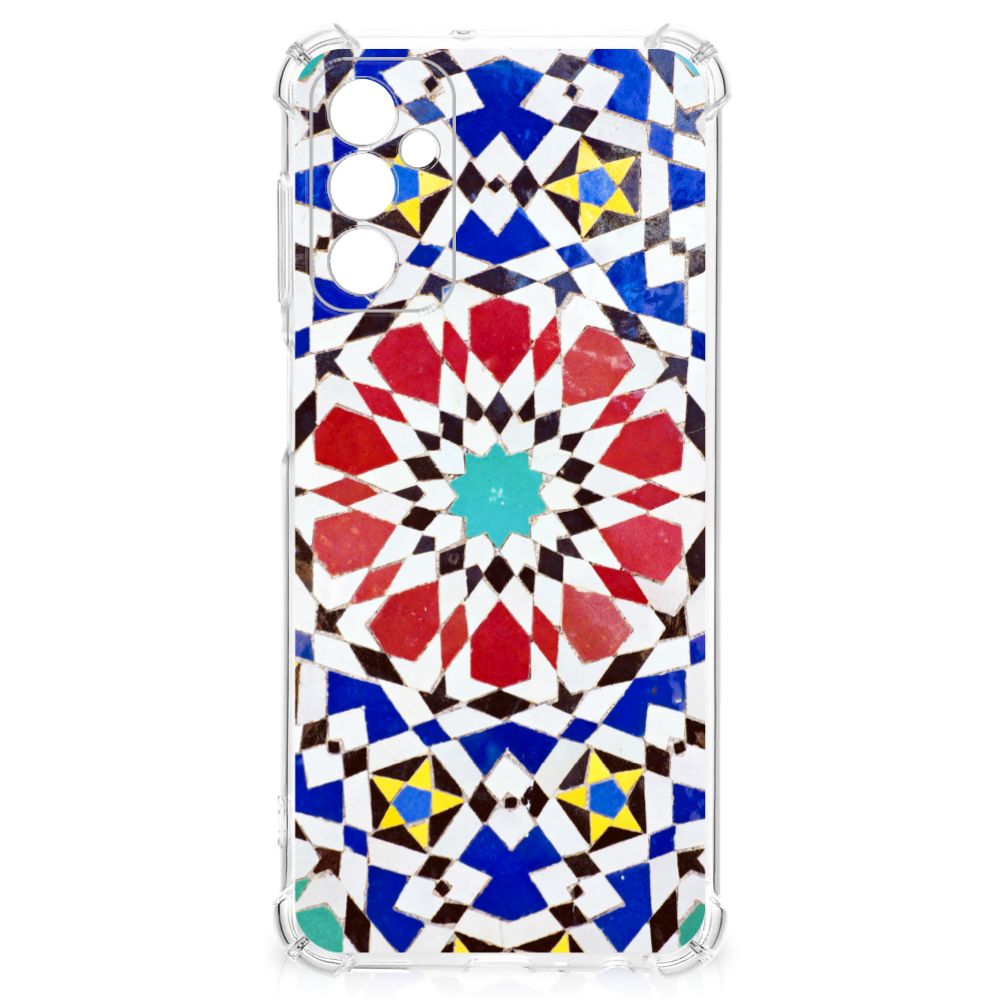 Samsung Galaxy M13 4G | M23 Anti-Shock Hoesje Mozaïek B2C Telecom