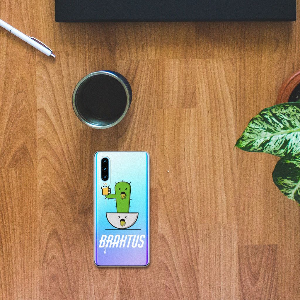 Huawei P30 Telefoonhoesje met Naam Braktus