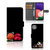 Samsung Galaxy A22 5G Wallet Case met Pasjes Sports met sportuitrusting en vakken voor pasjes en geld.