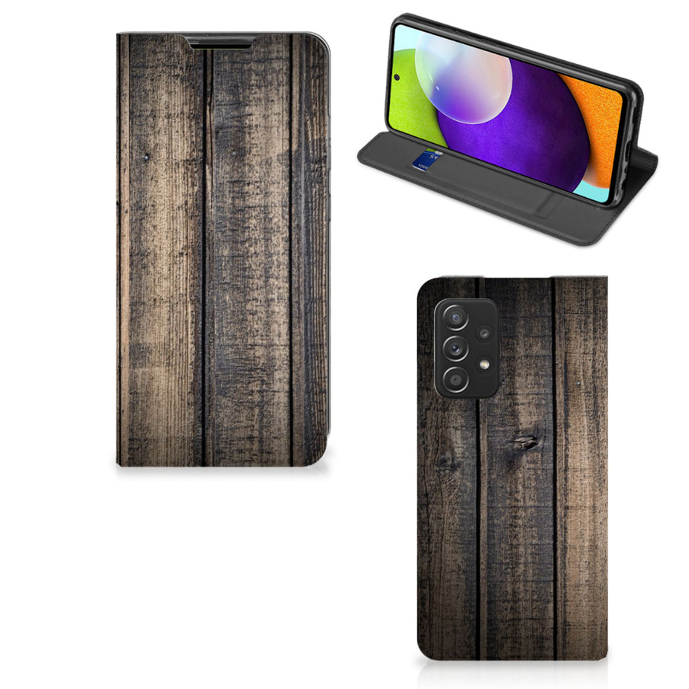 Samsung Galaxy A52 Book Wallet Case Steigerhout
