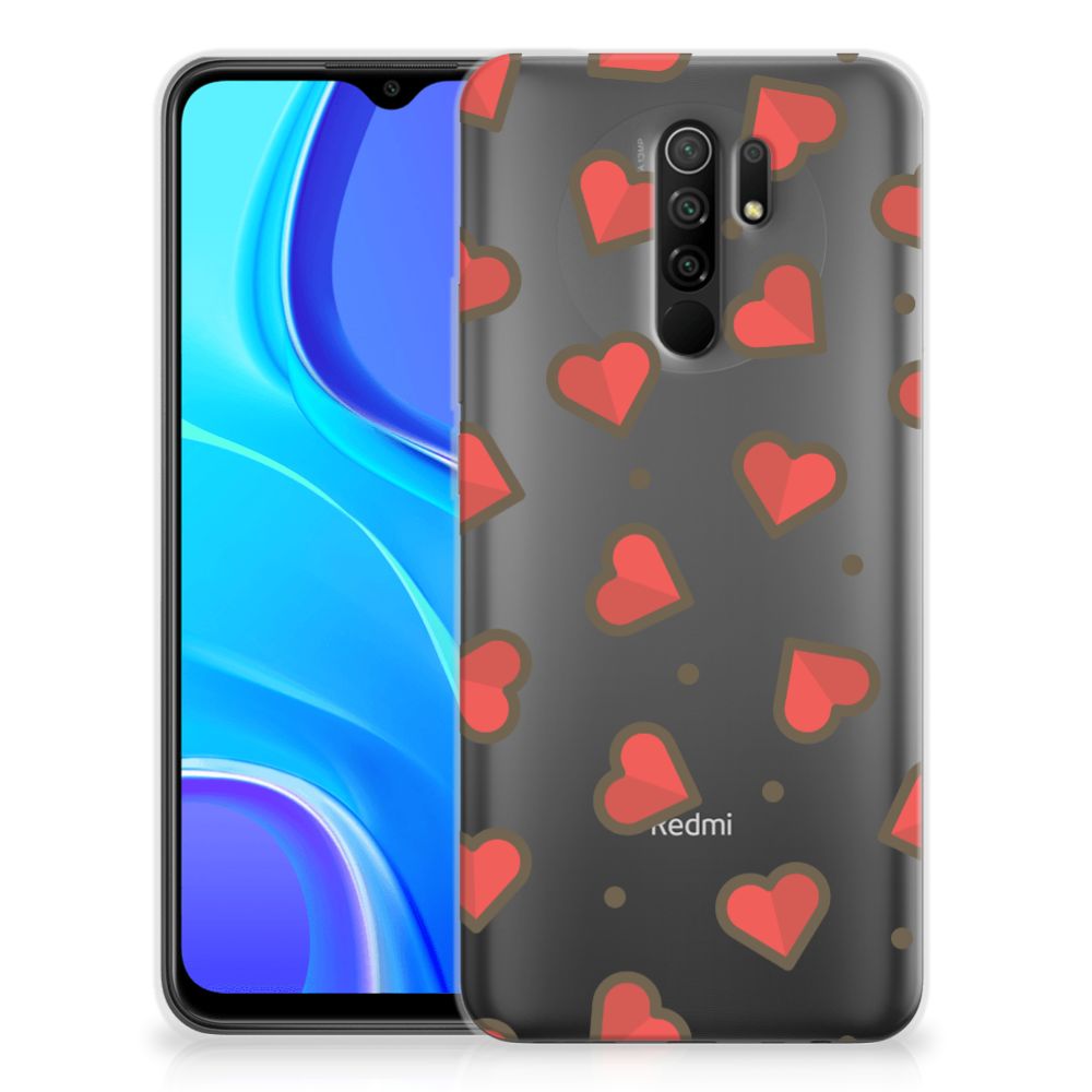 Xiaomi Redmi 9 TPU bumper Hearts B2C Telecom