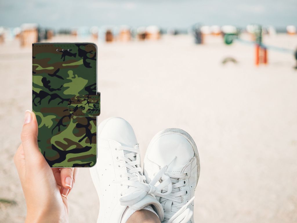 Sony Xperia Z3 Telefoon Hoesje Army Dark