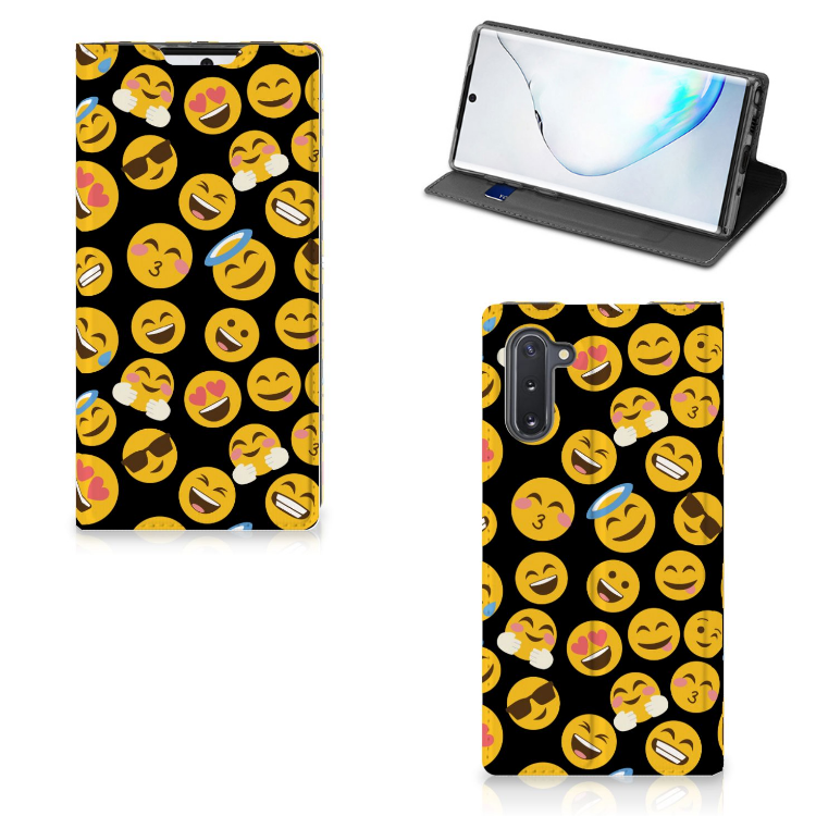 Samsung Galaxy Note 10 Hoesje met Magneet Emoji