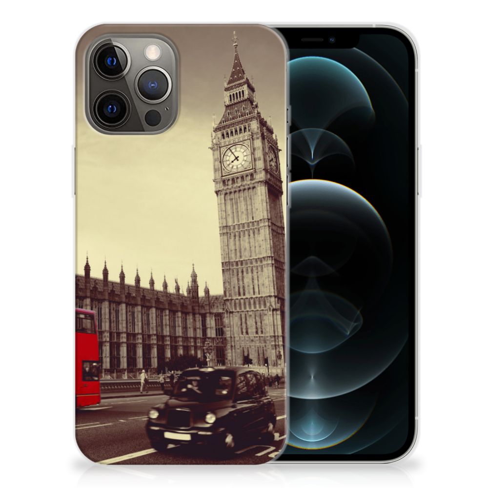 iPhone 12 Pro Max Siliconen Back Cover Londen B2C Telecom