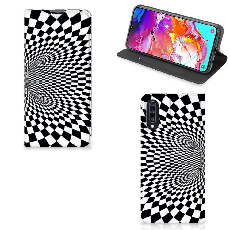 Samsung Galaxy A70 Stand Case Illusie
