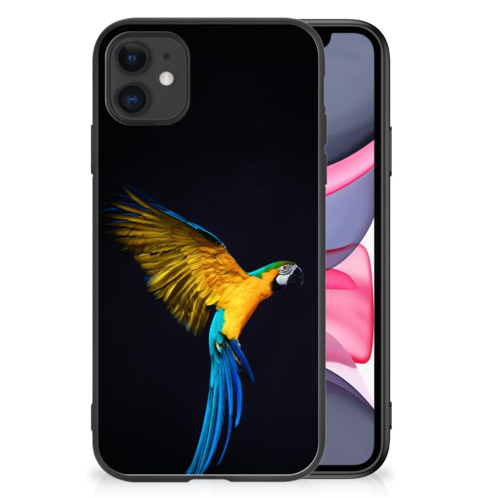 iPhone 11 Dierenprint Telefoonhoesje Papegaai B2C Telecom