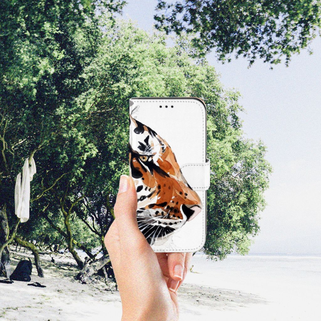 Hoesje Apple iPhone 11 Pro Watercolor Tiger