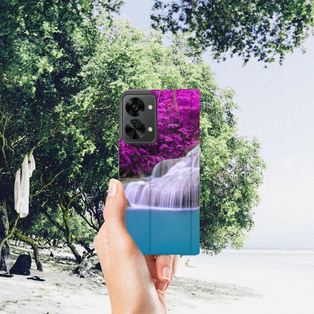 OnePlus Nord 2T Book Cover Waterval - B2C Telecom