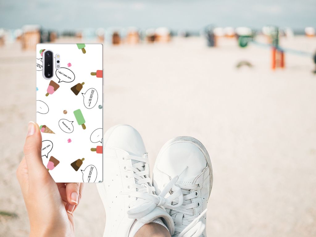 Samsung Galaxy Note 10 Plus Siliconen Case IJsjes
