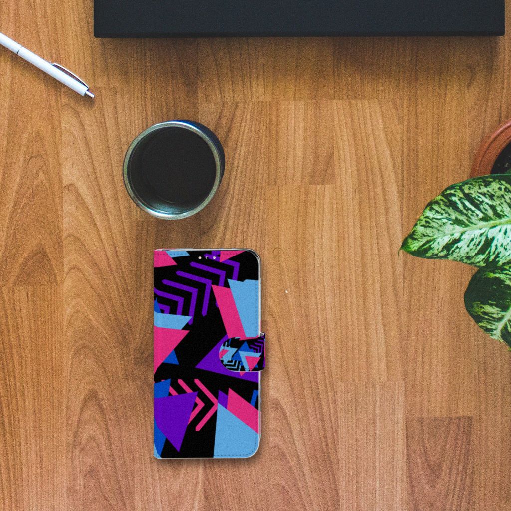 Huawei Y6 (2019) Book Case Funky Triangle
