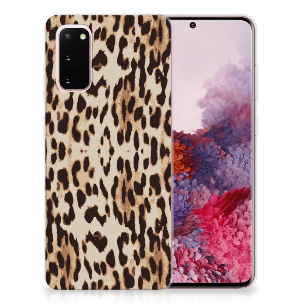 Samsung Galaxy S20 TPU Hoesje Leopard