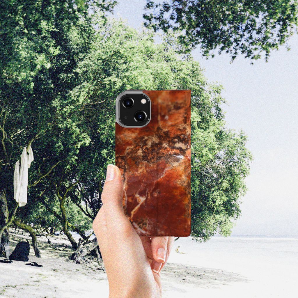 iPhone 14 Standcase Marmer Bruin - B2C Telecom