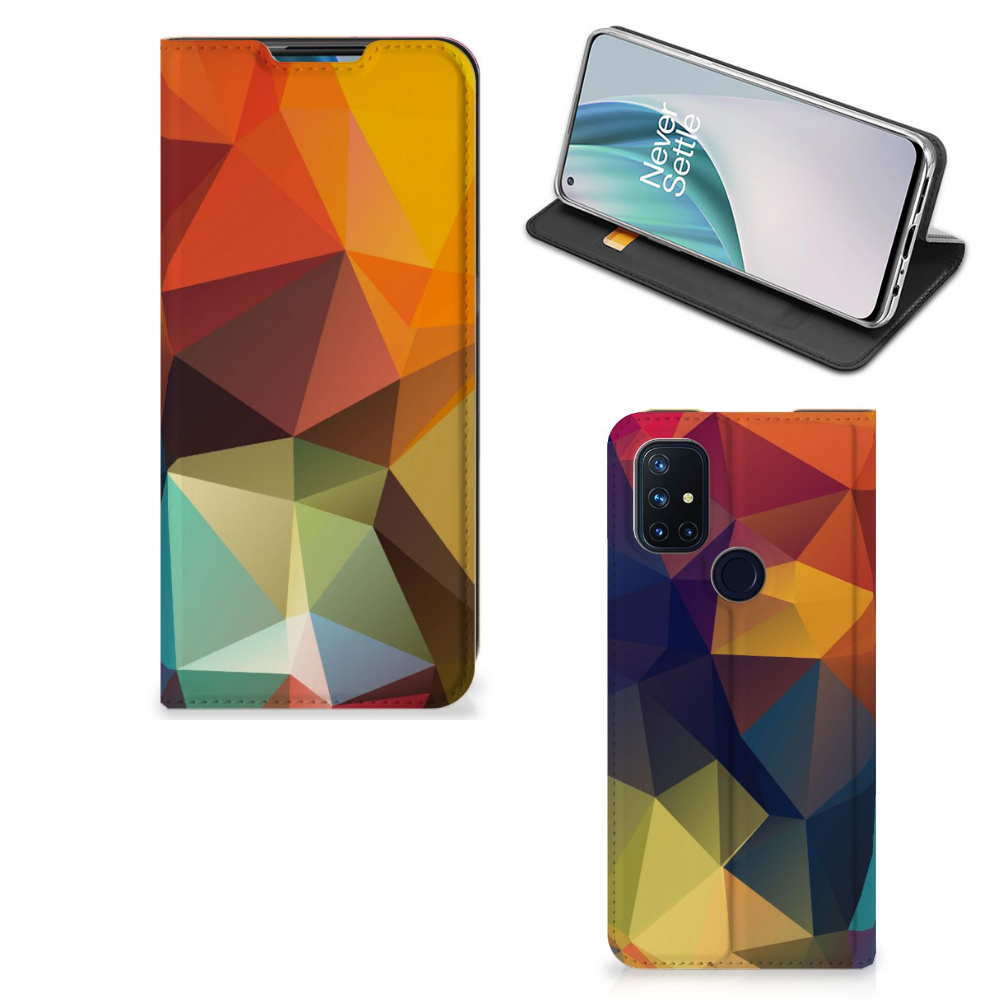 OnePlus Nord N10 5G Stand Case Polygon Color - B2C Telecom
