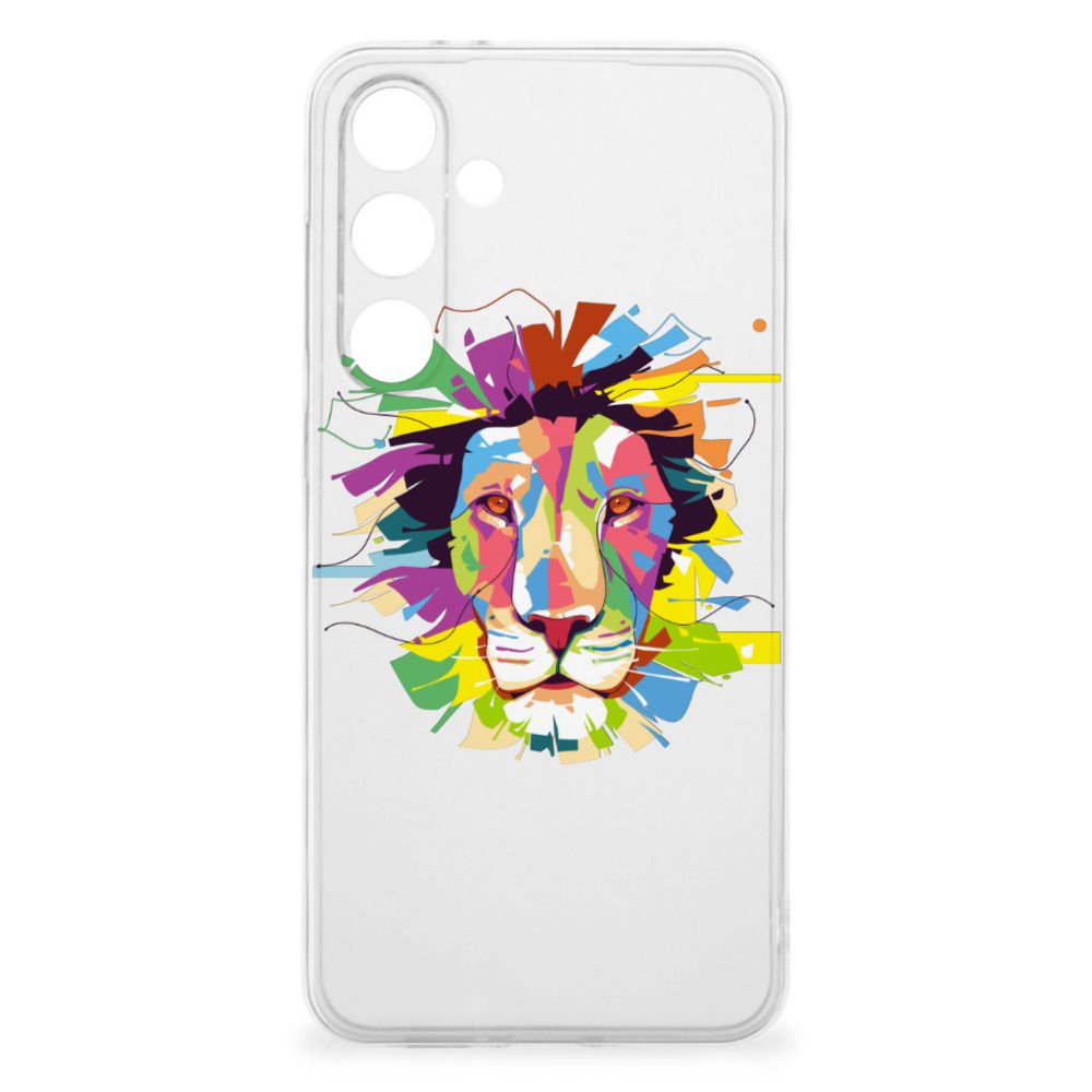Samsung Galaxy S24 FE Telefoonhoesje met Naam Lion Color