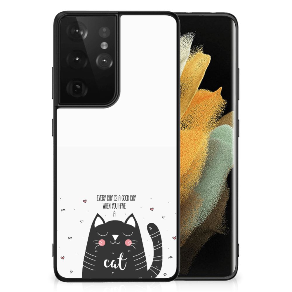 Samsung Galaxy S21 Ultra Hoesje Cat Good Day B2C Telecom