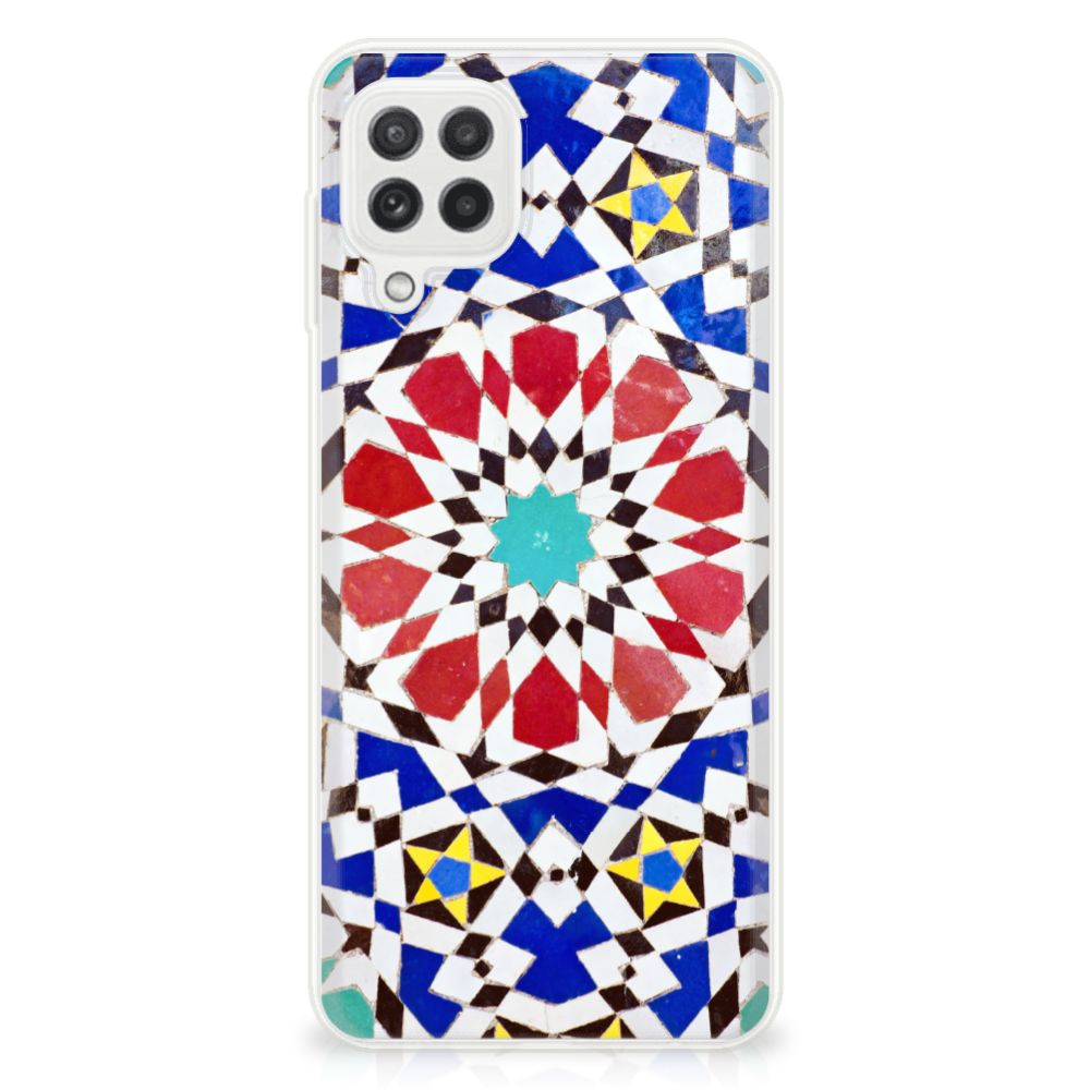 Samsung Galaxy A22 4G | M22 TPU Siliconen Hoesje Mozaïek
