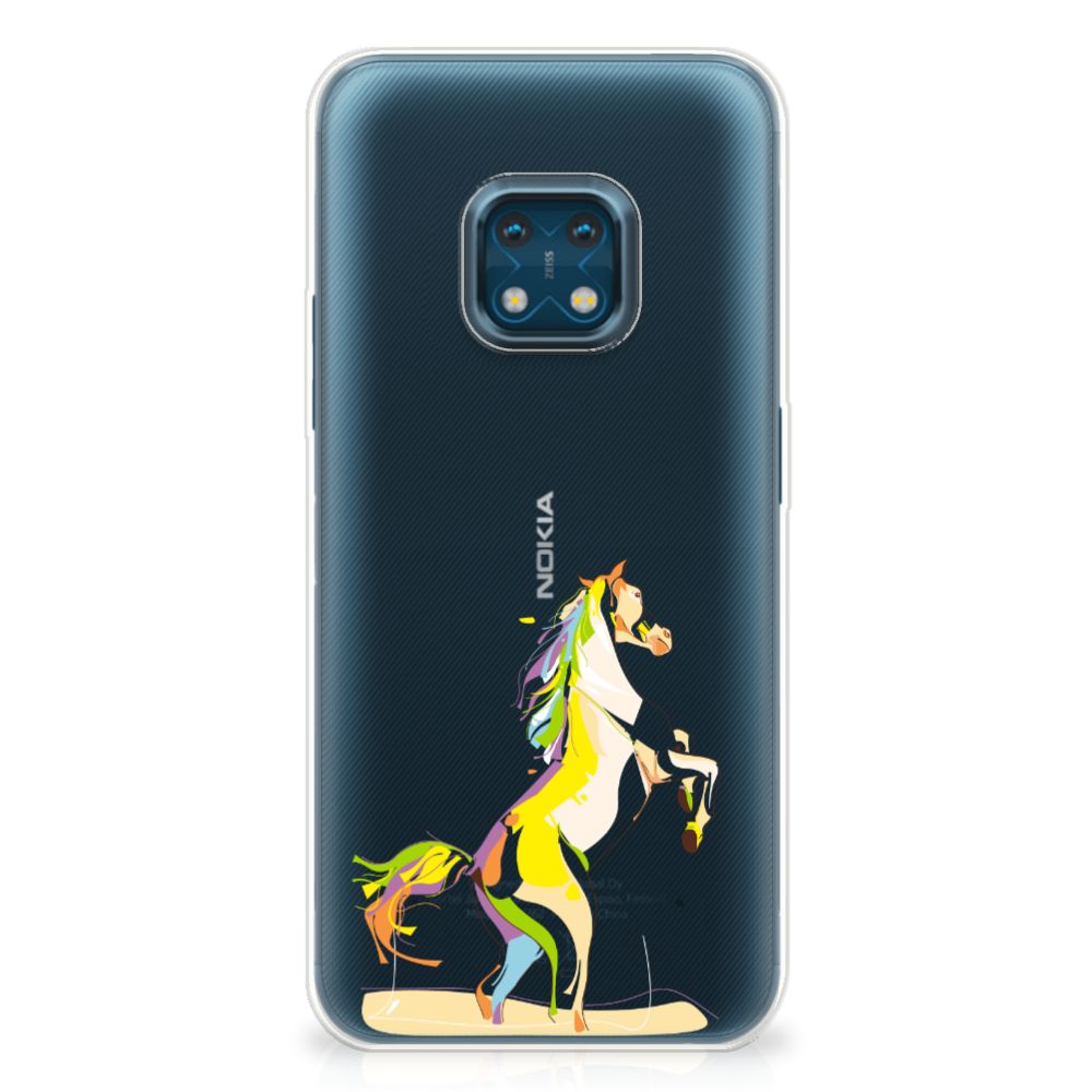 Nokia XR20 Telefoonhoesje met Naam Horse Color