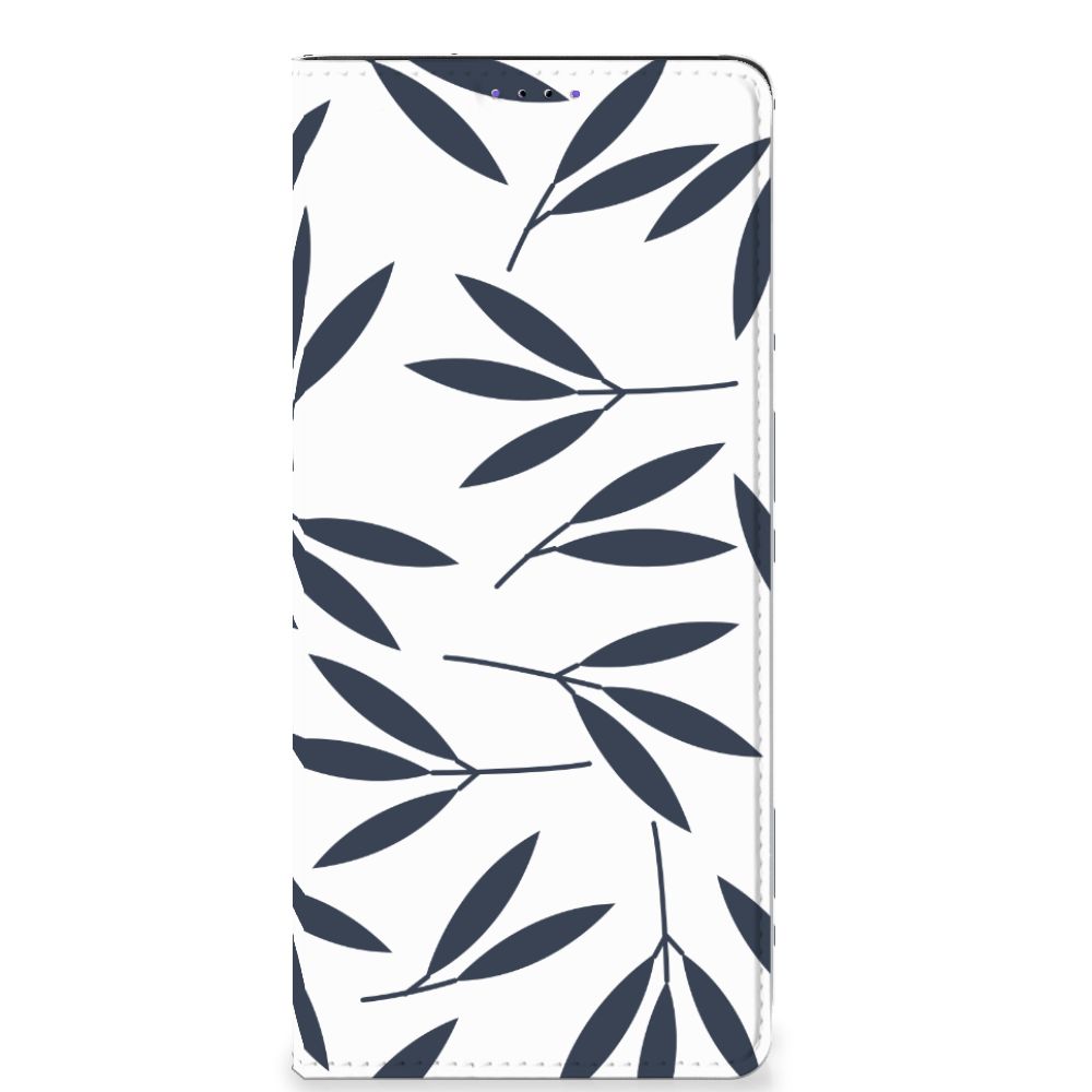 Samsung Galaxy A22 5G Smart Cover Leaves Blue