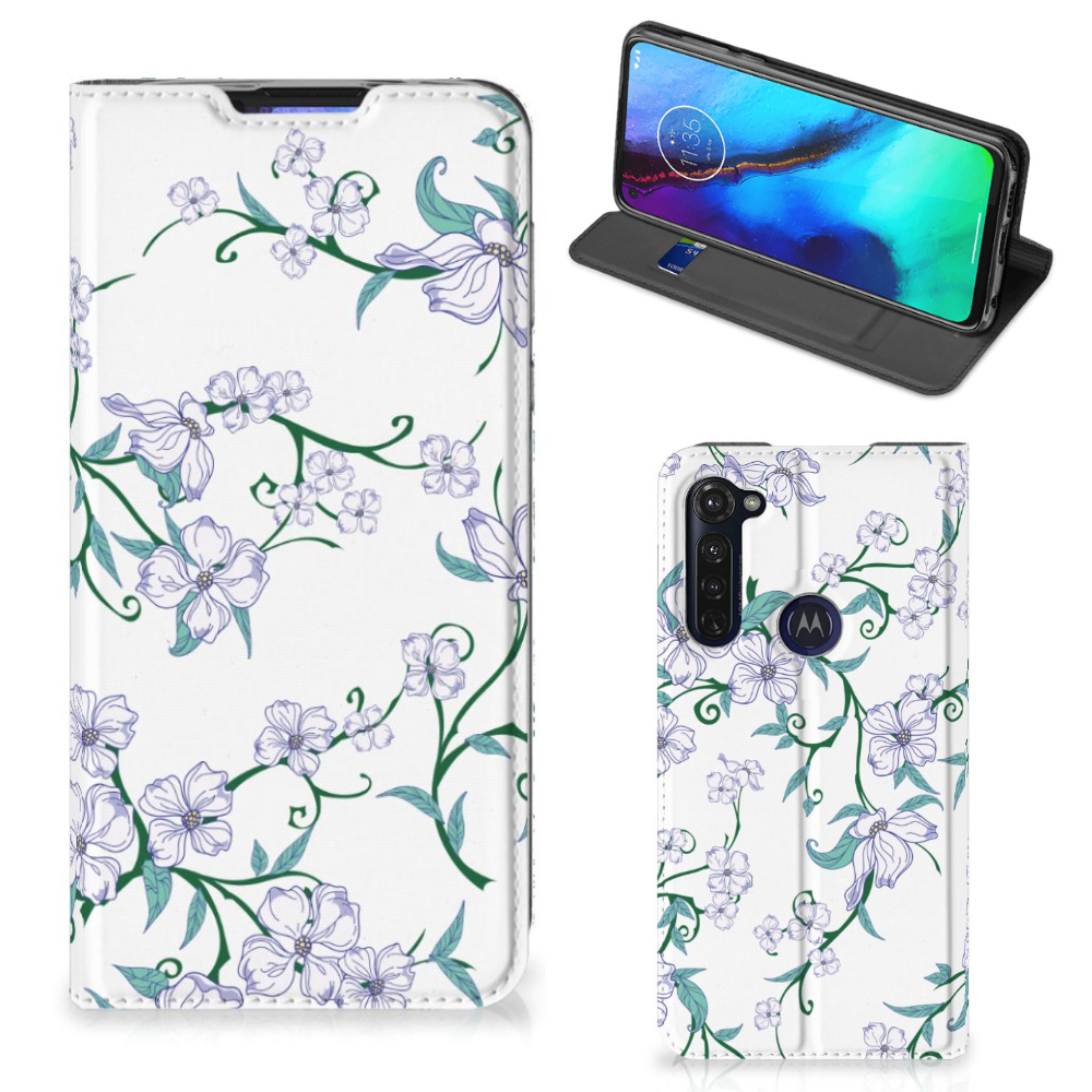 Motorola Moto G Pro Uniek Smart Cover Blossom White - B2C Telecom