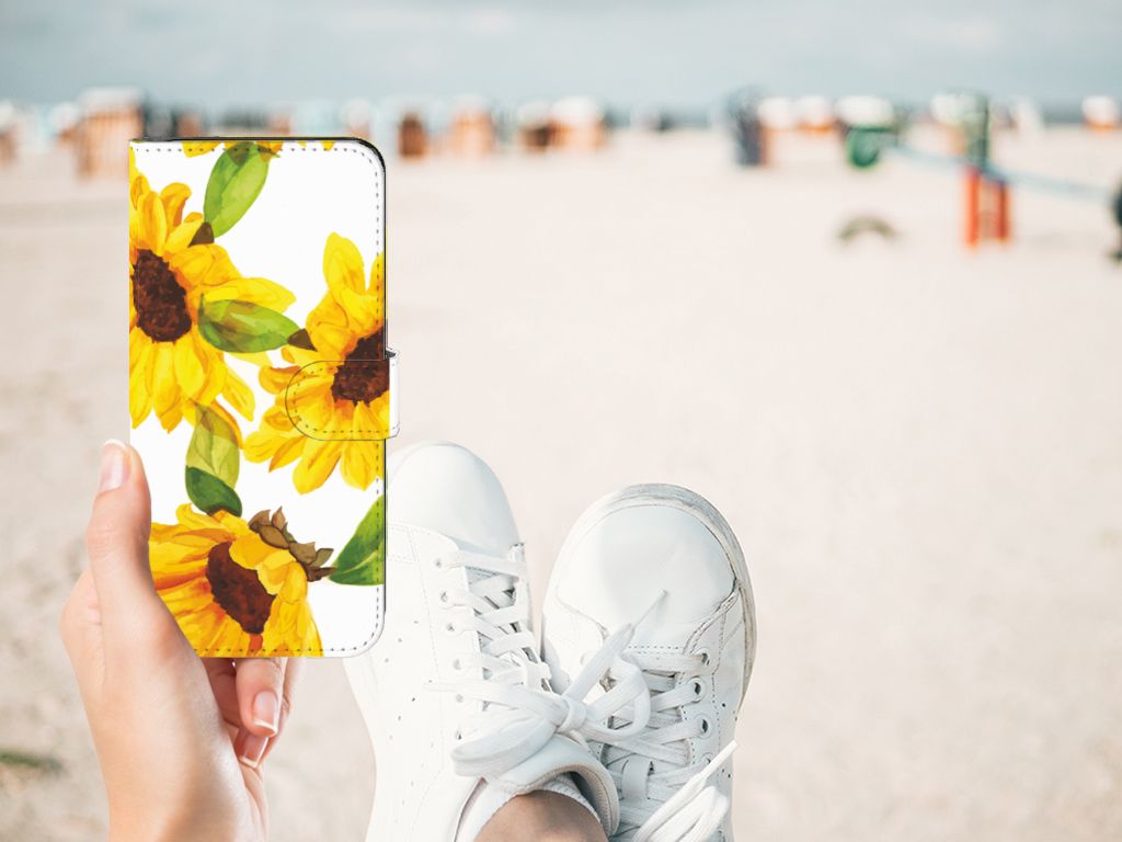 Hoesje voor Motorola Moto G13 | G23 Zonnebloemen