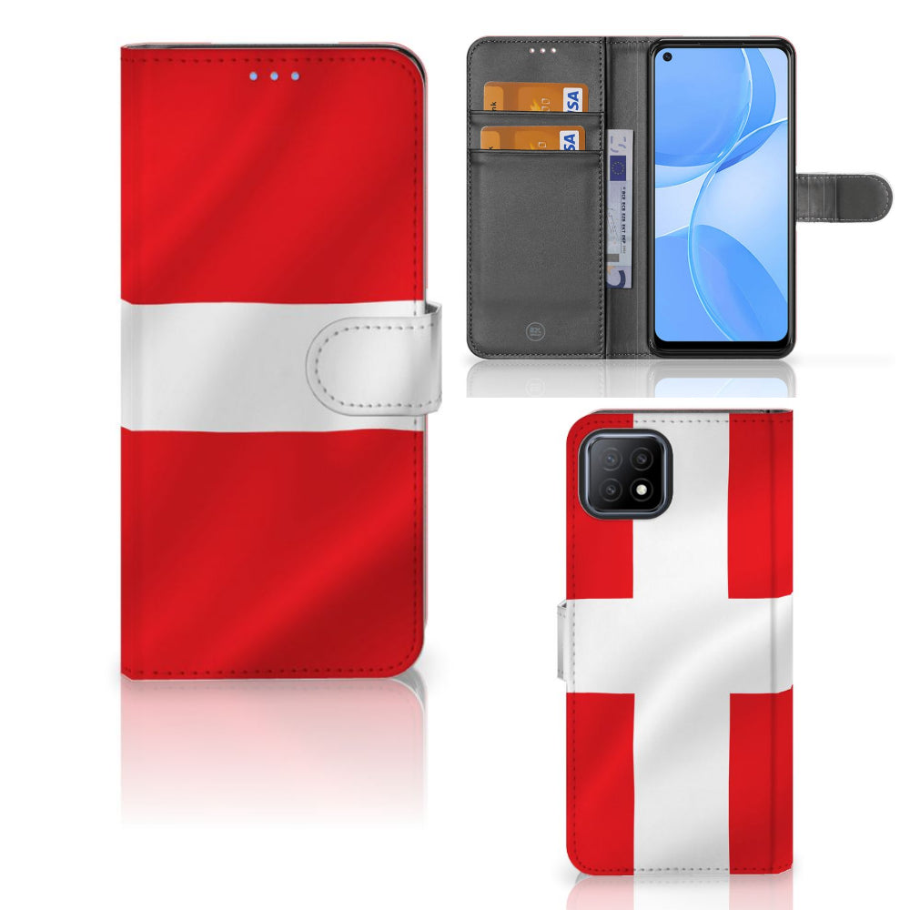 OPPO A73 5G Bookstyle Case Denemarken