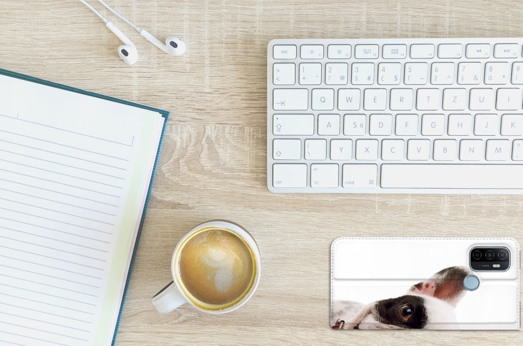 OPPO A53 | A53s Hoesje maken Franse Bulldog - B2C Telecom