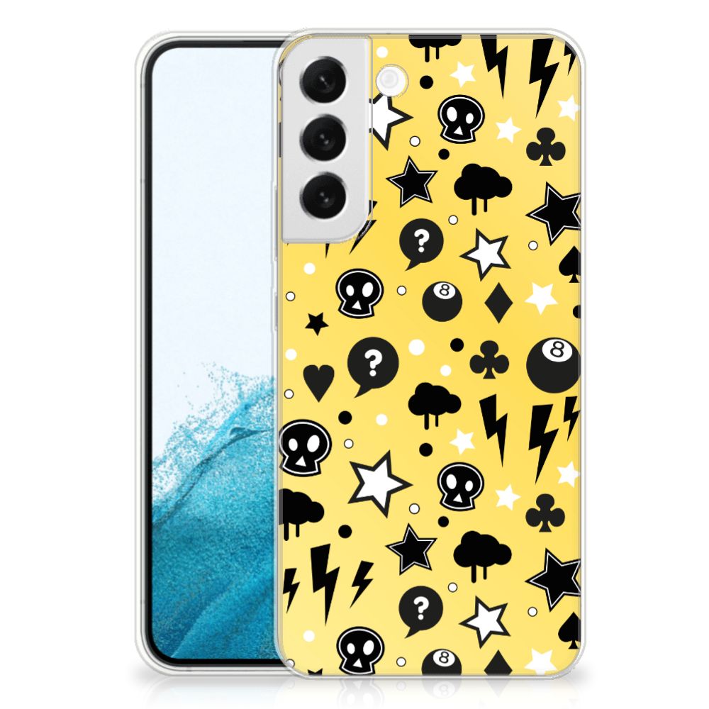 Silicone Back Case Samsung Galaxy S22 Plus Punk Geel B2C Telecom