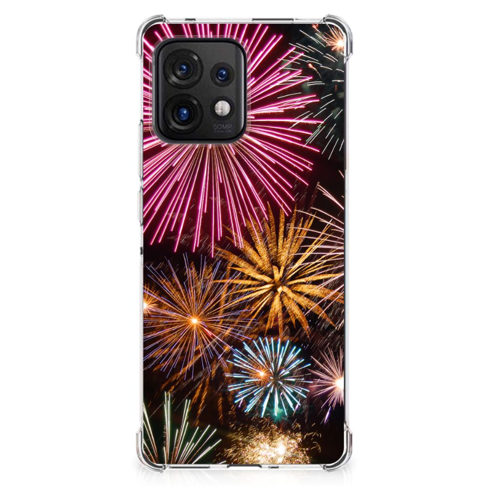 Motorola Edge 40 Pro Anti Shock Bumper Case Vuurwerk
