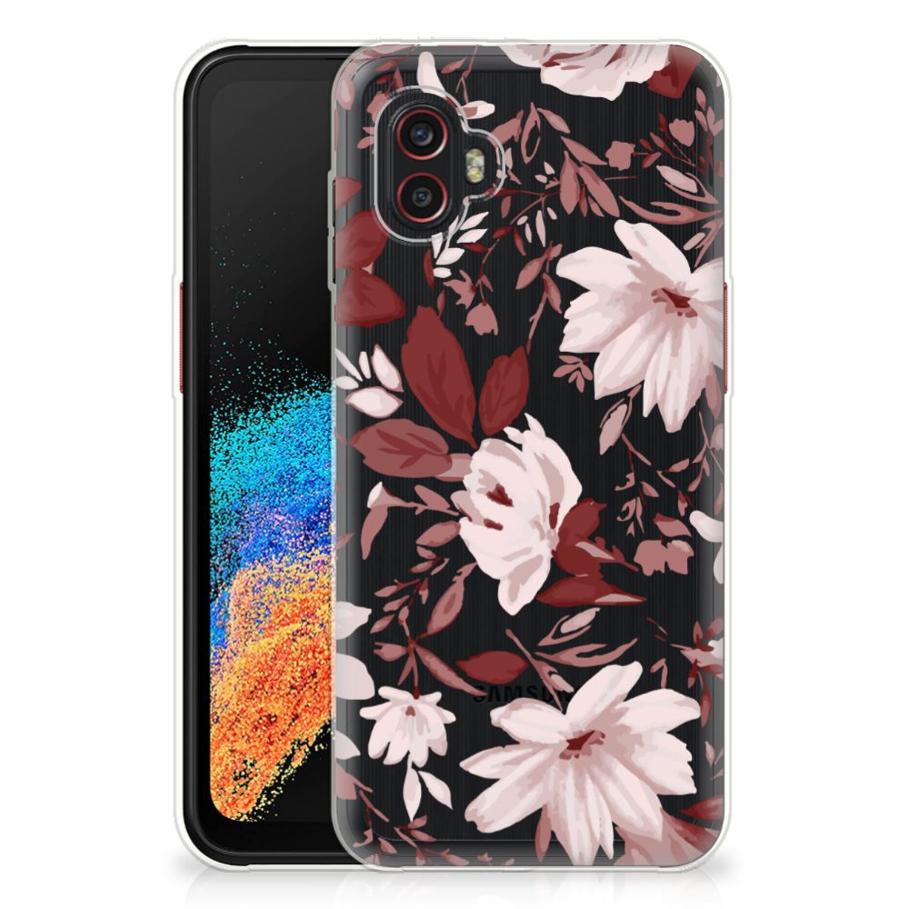 Hoesje maken Samsung Galaxy Xcover 6 Pro Watercolor Flowers B2C Telecom