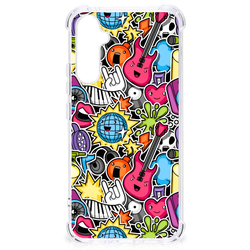 Samsung Galaxy A34 Anti Shock Bumper Case Punk Rock