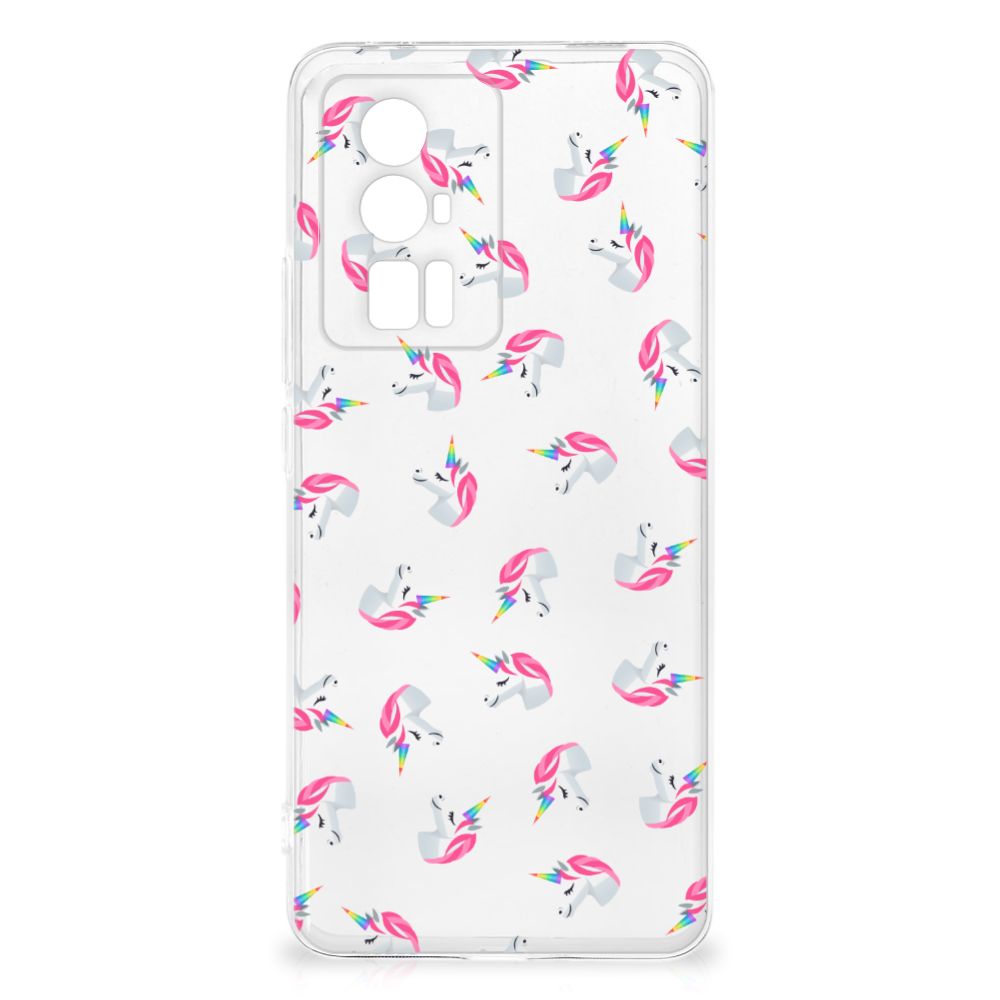 TPU bumper voor Xiaomi Poco F5 Pro Unicorns