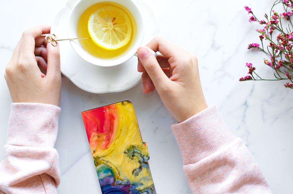 Hoesje OnePlus Nord 2T Watercolor Dark