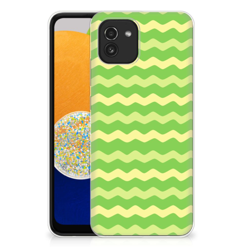 Samsung Galaxy A03 TPU bumper Waves Green B2C Telecom