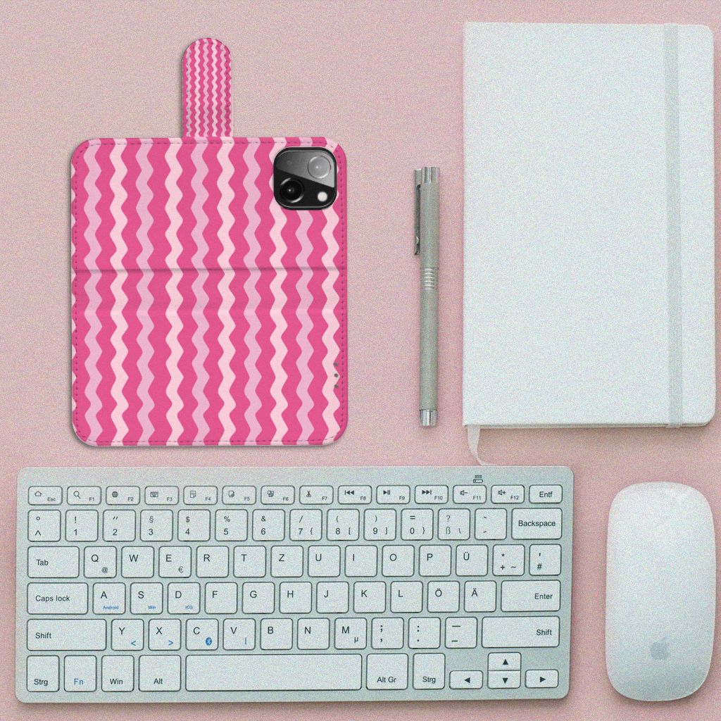 iPhone 13 Mini Telefoon Hoesje Waves Pink