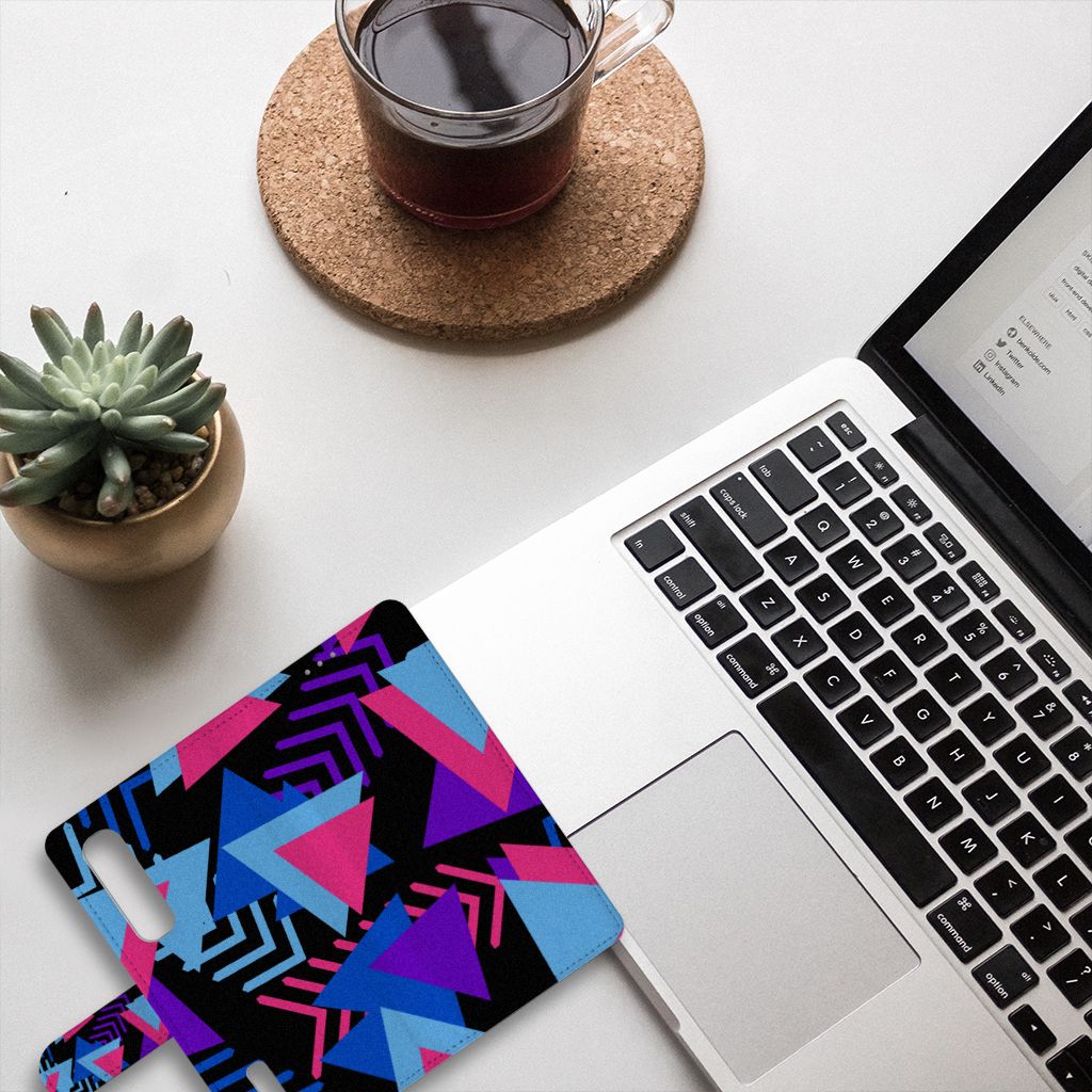 OPPO Find X2 Pro Book Case Funky Triangle