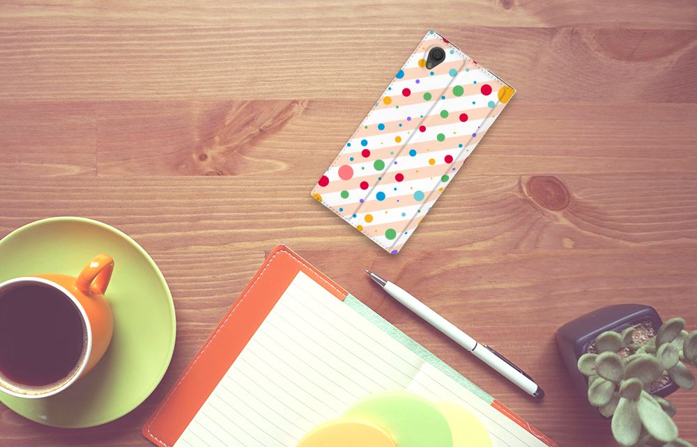 Sony Xperia L1 Hoesje met Magneet Dots