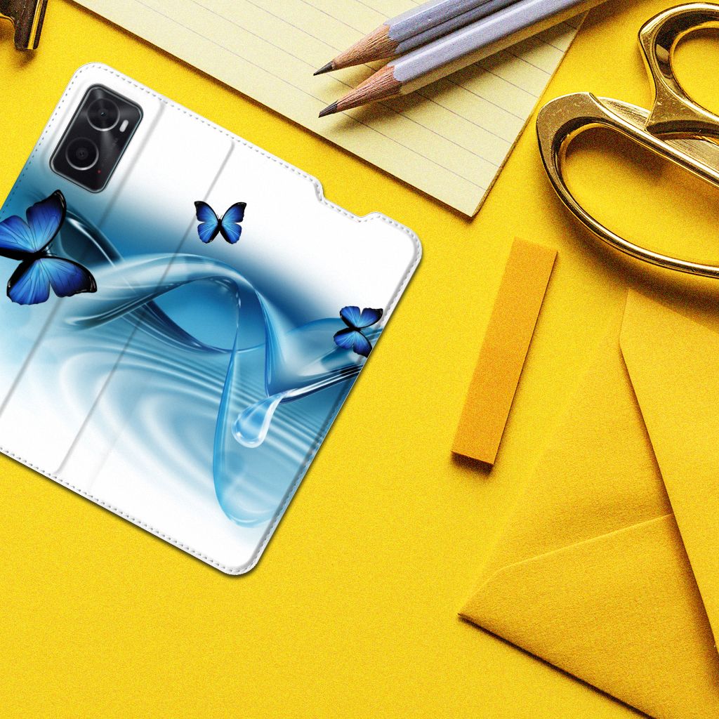 OPPO A96 | A76 Hoesje maken Vlinders - B2C Telecom