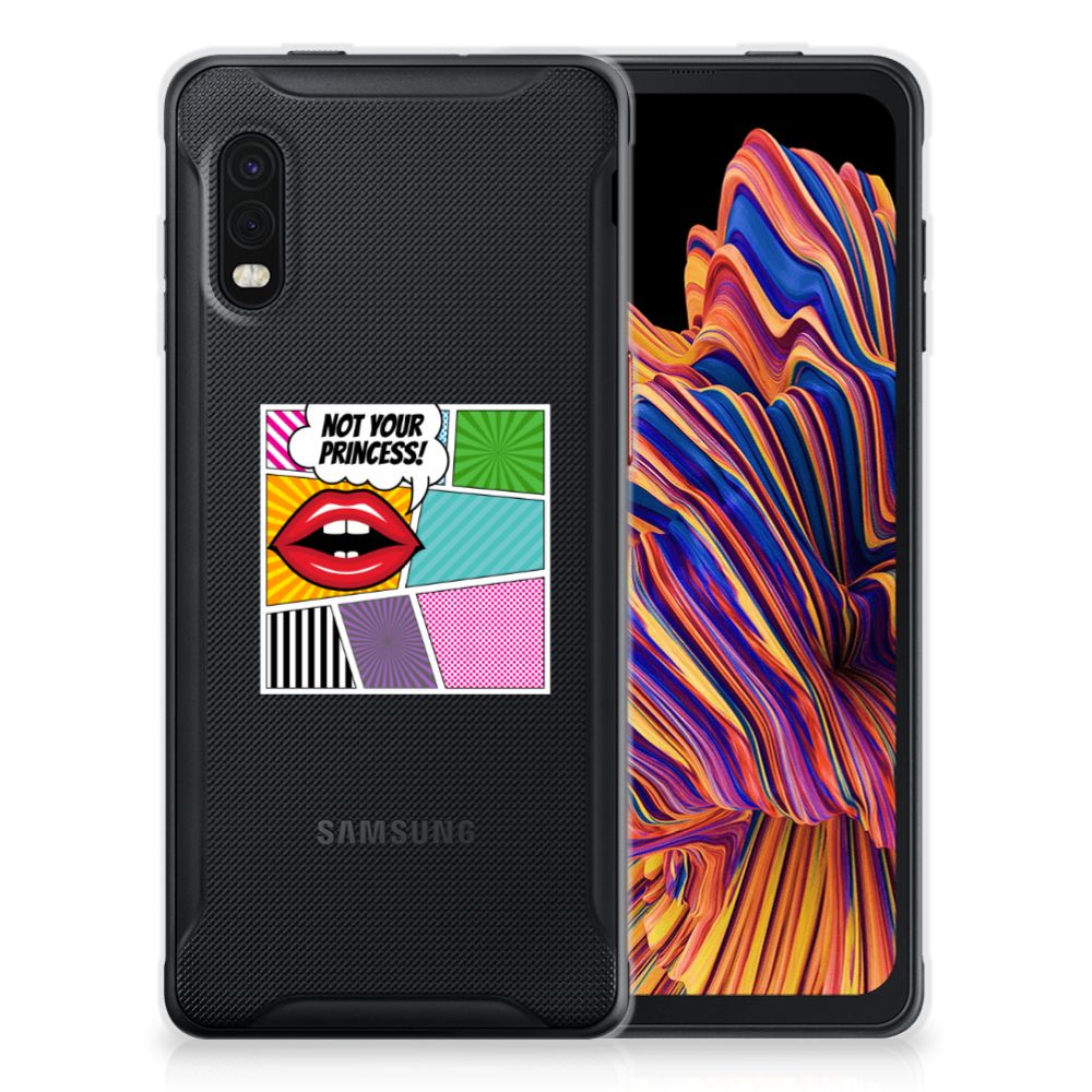 Samsung Xcover Pro Silicone Back Cover Popart Princess B2C Telecom