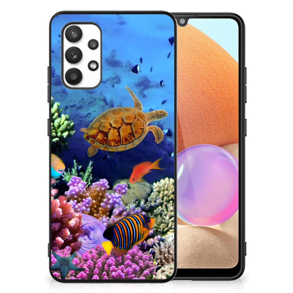 Samsung Galaxy A32 4G | A32 5G Enterprise Editie Dierenprint Telefoonhoesje Vissen