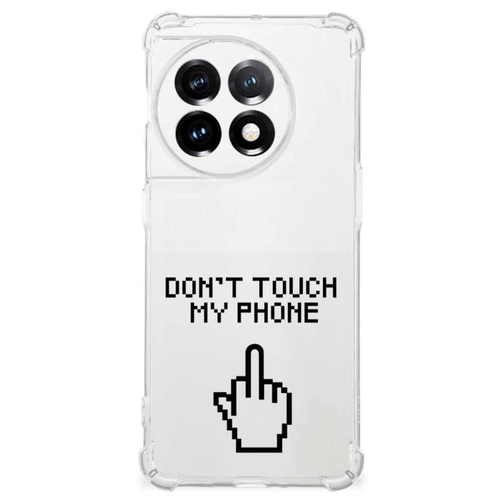 OnePlus 11 Anti Shock Case Finger Don't Touch My Phone B2C Telecom