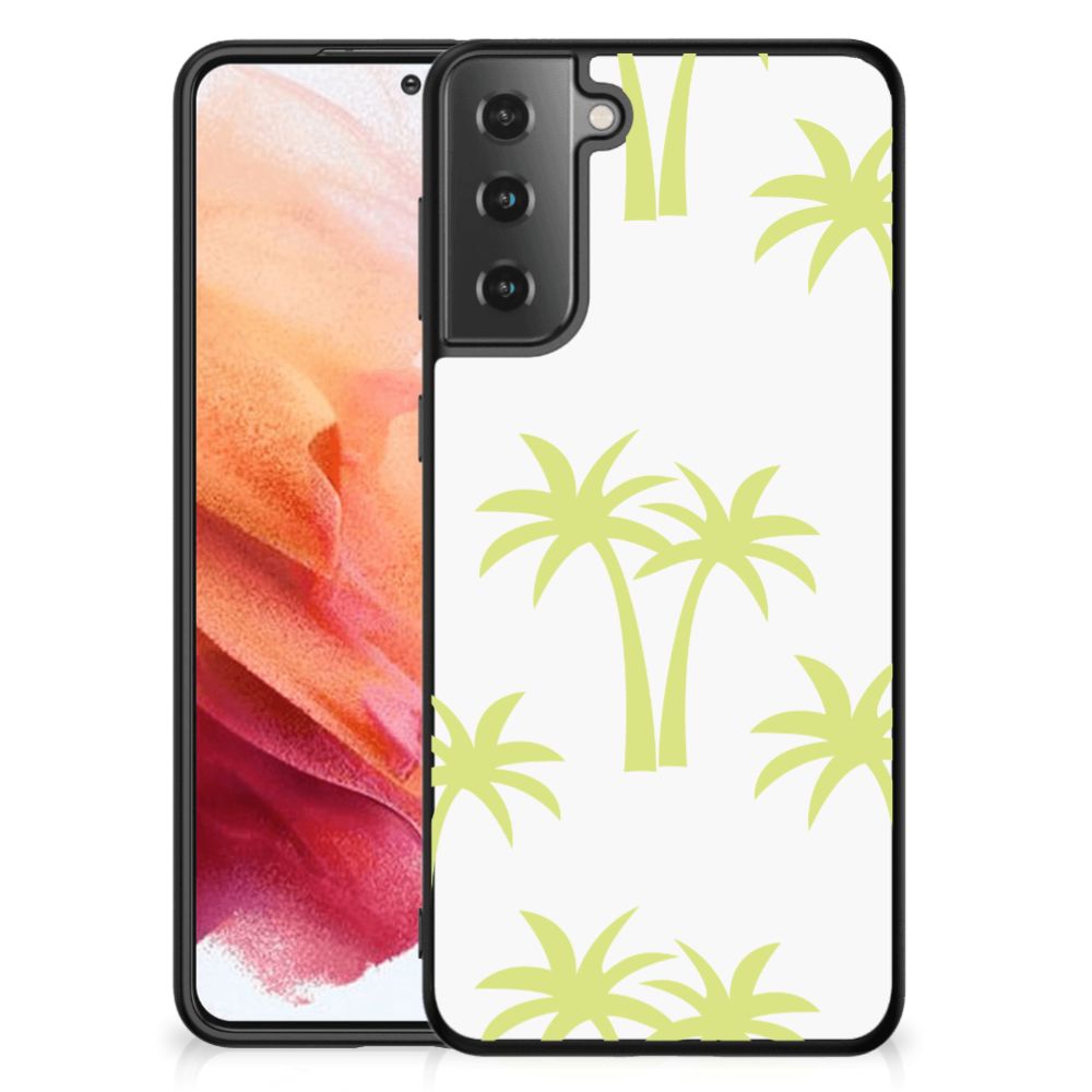Samsung Galaxy S21 Bloemen Hoesje Palmtrees