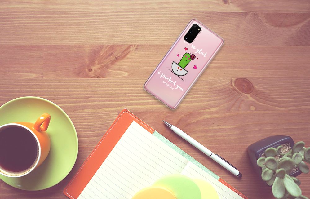 Samsung Galaxy S20 Telefoonhoesje met Naam Cactus Glad B2C Telecom