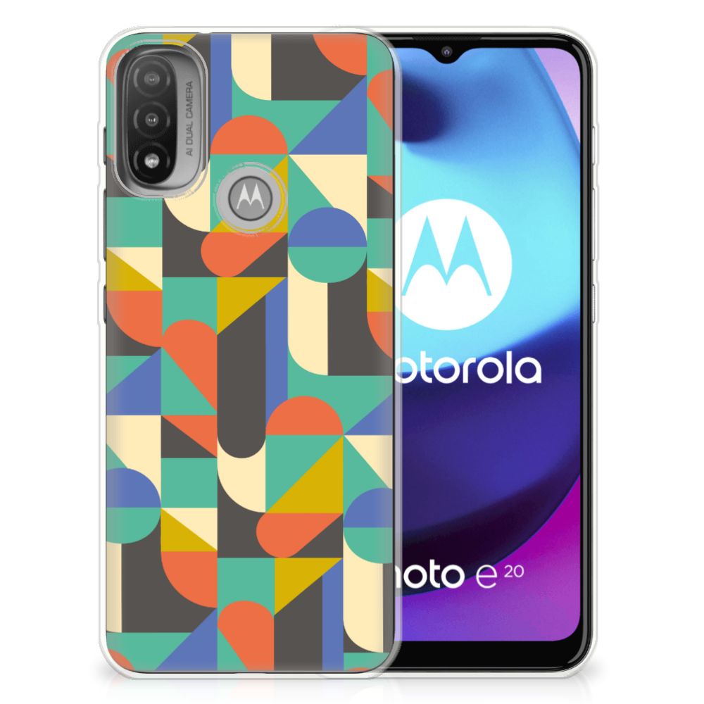 Motorola Moto E20 | E40 TPU bumper Funky Retro