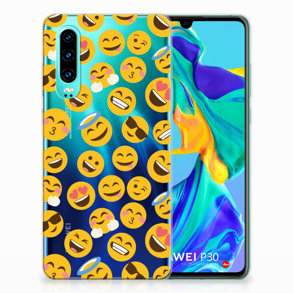 Huawei P30 TPU bumper Emoji