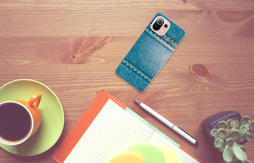 Xiaomi Mi 11 Lite | 11 Lite 5G NE Silicone Back Cover Jeans B2C Telecom