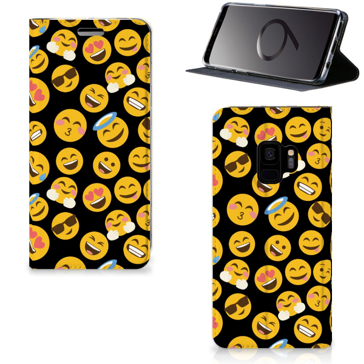 Samsung Galaxy S9 Hoesje met Magneet Emoji