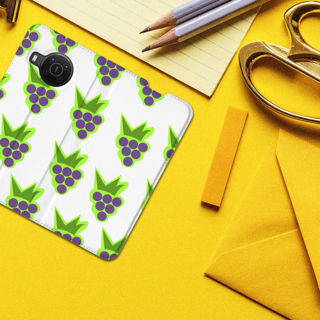 Nokia X20 | X10 Flip Style Cover Druiven - B2C Telecom