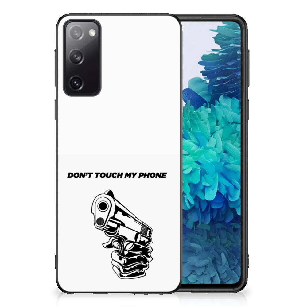 Samsung Galaxy S20 TPU Hoesje Gun Don't Touch My Phone B2C Telecom