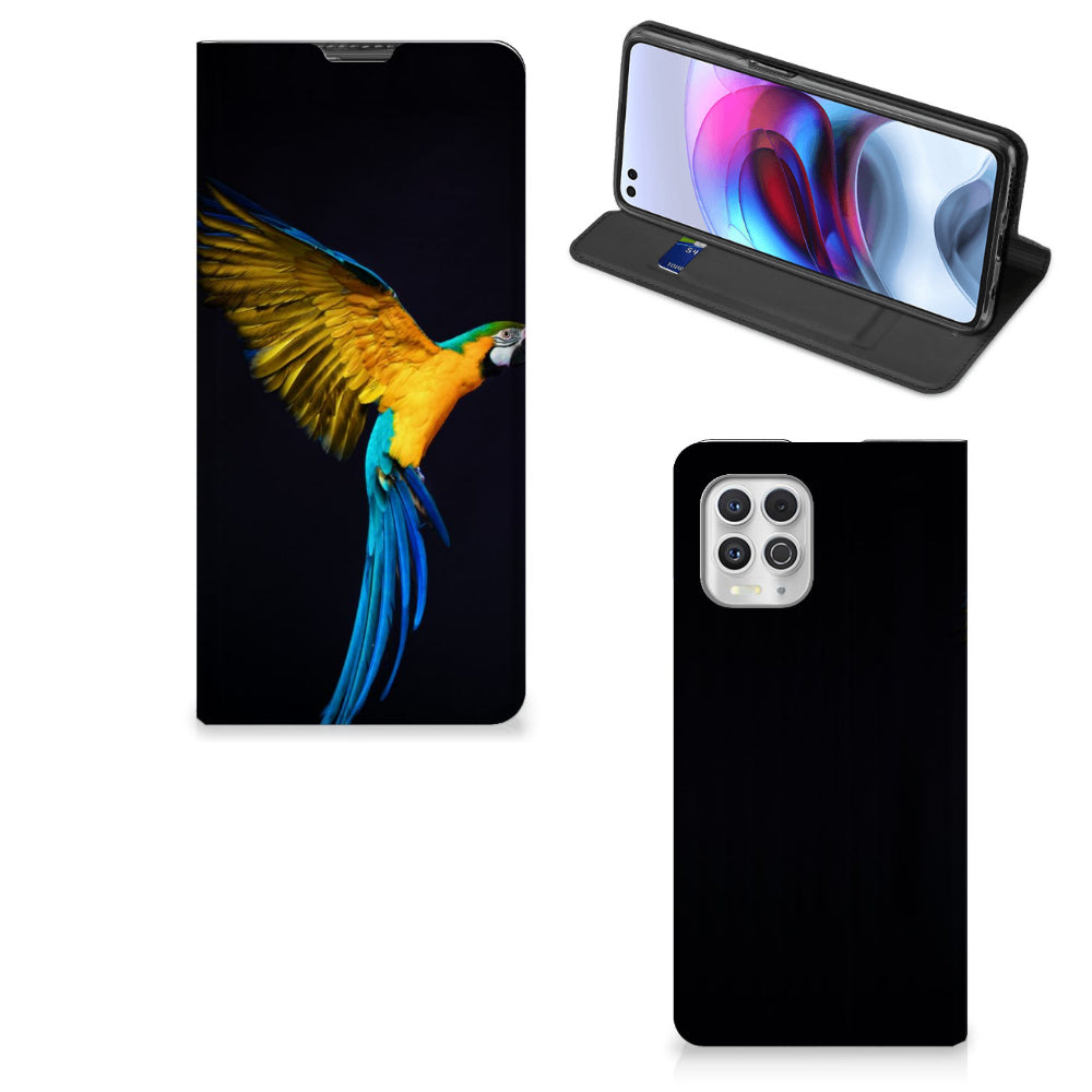 Motorola Moto G100 Hoesje maken Papegaai